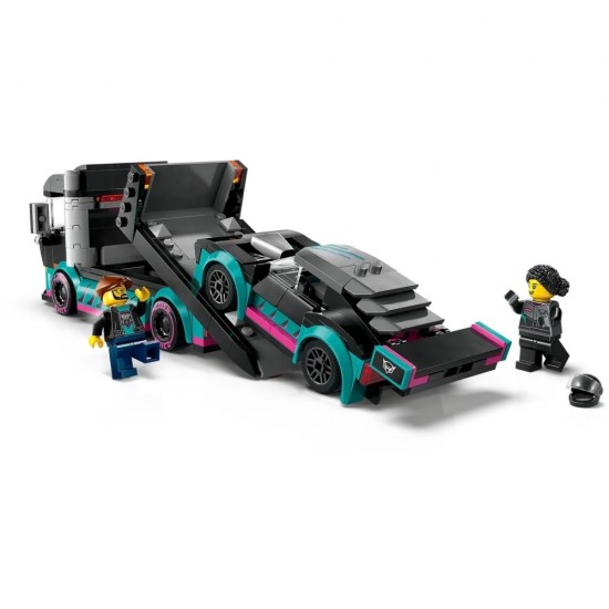ΛΑΜΠΑΔΑ LEGO CITY - RACE CAR AND CAR CARRIER TRUCK (60406)