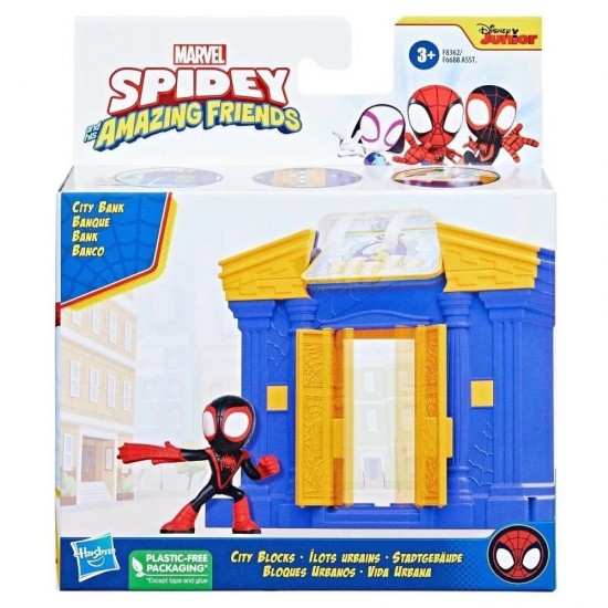 MARVEL - SPIDEY AND HIS AMAZING FRIENDS CITY BLOCKS ΔΙΑΦΟΡΑ ΣΧΕΔΙΑ (F6688)