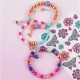 MAKE IT REAL - BEDAZZLED CHARM BRACELETS BLOOMING CREATIVITY (1202)