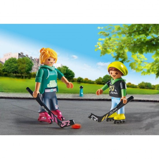 PLAYMOBIL SPORTS & ACTION DUO PACK ΠΑΙΚΤΕΣ ROLLER HOCKEY (71209)