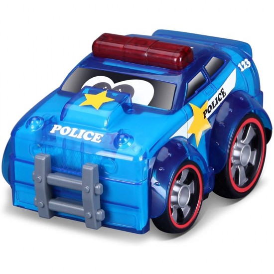 BBURAGO JUNIOR PUSH & GLOW POLICE CAR (16-89004)