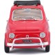 BBURAGO 1:24 FIAT 500 L RED 1968 (18-22099)