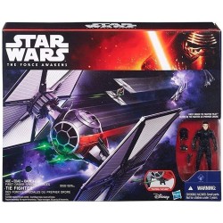 DISNEY STAR WARS - FORCE AWAKENS TIE FIGHTER ΤΟΥ WITH FIRST ORDER PILOT 3.75 INCH ACTION FIGURE
 (B3920)