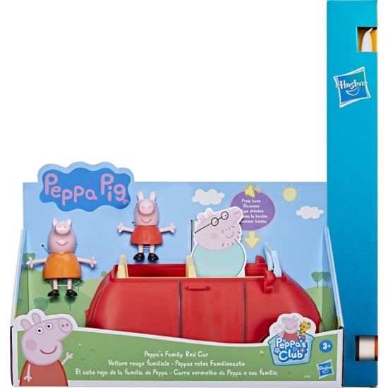 ΛΑΜΠΑΔΑ PEPPA PIG - PEPPA'S FAMILY RED CAR (F2184)