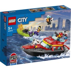 LEGO CITY - FIRE RESCUE BOAT (60373)
