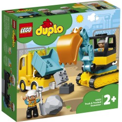 LEGO DUPLO - TRUCK & TRACKED EXCAVATOR (10931)