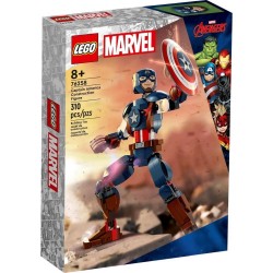 LEGO SUPER HEROES - CAPTAIN AMERICA CONSTRUCTION FIGURE (76258)