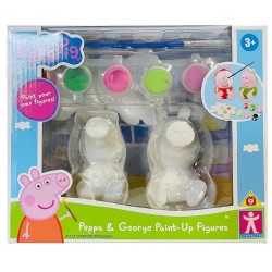 PEPPA PIG - PEPPA AND GEORGE PAINT-UP FIGURES (PP017000)