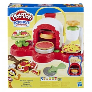 PLAY-DOH - KITCHEN CREATIONS STAMP 'N TOP PIZZA (E4576)