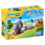 PLAYMOBIL 1.2.3 ΤΡΕΝΑΚΙ ΜΕ ΒΑΓΟΝΙΑ-ΖΩΑΚΙΑ (70405)