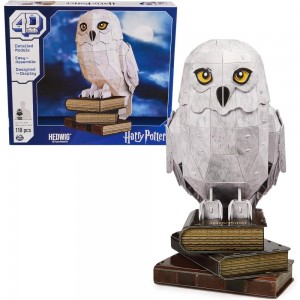 SPIN MASTER - 4D BUILT: HARRY POTTER HEDWIG 118 ΤΕΜ. (6069818)