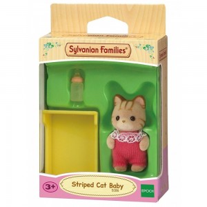 SYLVANIAN FAMILIES: STRIPED CAT BABY (5186)